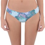 Leaves Glitter Background Winter Reversible Hipster Bikini Bottoms