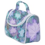 Leaves Glitter Background Winter Satchel Handbag