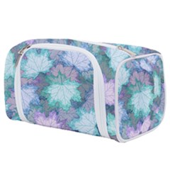 Leaves Glitter Background Winter Toiletries Pouch from ArtsNow.com