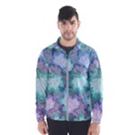 Leaves Glitter Background Winter Men s Windbreaker