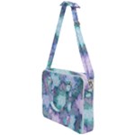 Leaves Glitter Background Winter Cross Body Office Bag