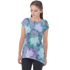 Cap Sleeve High Low Top 