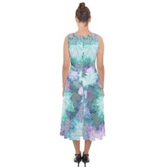 Midi Tie-Back Chiffon Dress 