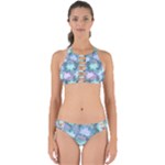 Leaves Glitter Background Winter Perfectly Cut Out Bikini Set