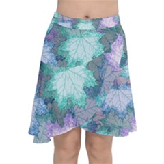 Chiffon Wrap Front Skirt 