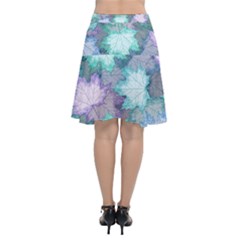 Chiffon Wrap Front Skirt 