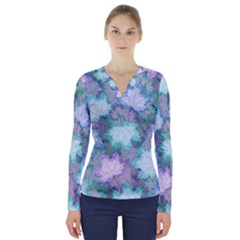 V-Neck Long Sleeve Top 