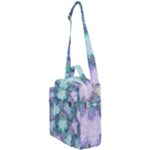 Leaves Glitter Background Winter Crossbody Day Bag