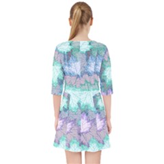 Quarter Sleeve Pocket Dress 