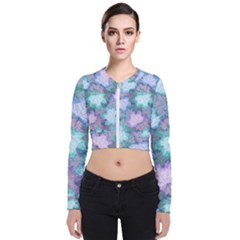 Long Sleeve Zip Up Bomber Jacket 