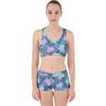 Leaves Glitter Background Winter Work It Out Gym Set