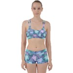 Leaves Glitter Background Winter Perfect Fit Gym Set