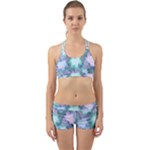 Leaves Glitter Background Winter Back Web Gym Set