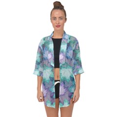 Open Front Chiffon Kimono 