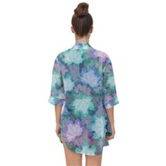 Open Front Chiffon Kimono 