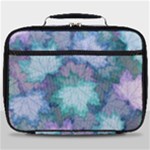 Leaves Glitter Background Winter Full Print Lunch Bag