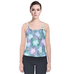 Velvet Spaghetti Strap Top 
