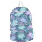 Leaves Glitter Background Winter Foldable Lightweight Backpack