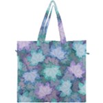 Leaves Glitter Background Winter Canvas Travel Bag