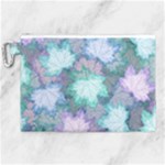 Leaves Glitter Background Winter Canvas Cosmetic Bag (XL)