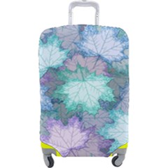 Leaves Glitter Background Winter Luggage Cover (Large) from ArtsNow.com