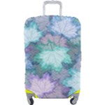 Leaves Glitter Background Winter Luggage Cover (Large)