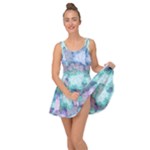 Leaves Glitter Background Winter Inside Out Casual Dress