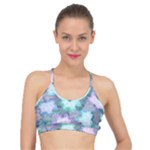 Leaves Glitter Background Winter Basic Training Sports Bra