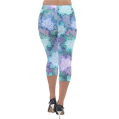 Lightweight Velour Capri Leggings  