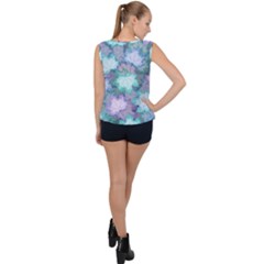Bubble Hem Chiffon Tank Top 
