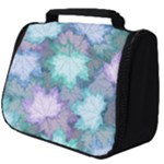Leaves Glitter Background Winter Full Print Travel Pouch (Big)