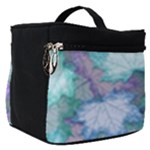 Leaves Glitter Background Winter Make Up Travel Bag (Small)