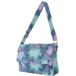 Leaves Glitter Background Winter Full Print Messenger Bag (S)