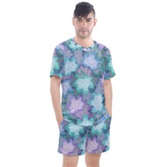 Men s Mesh T-Shirt and Shorts Set 