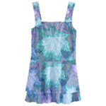 Leaves Glitter Background Winter Kids  Layered Skirt Swimsuit