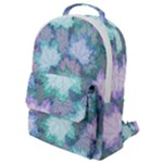 Leaves Glitter Background Winter Flap Pocket Backpack (Small)