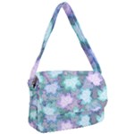 Leaves Glitter Background Winter Courier Bag