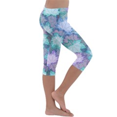Kids  Lightweight Velour Capri Leggings  