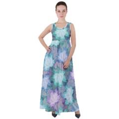 Empire Waist Velour Maxi Dress 