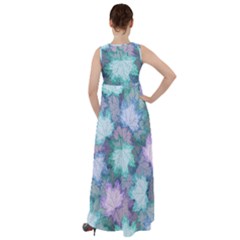 Empire Waist Velour Maxi Dress 