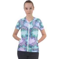 Short Sleeve Zip Up Jacket 