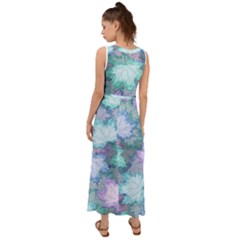 V-Neck Chiffon Maxi Dress 