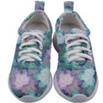 Leaves Glitter Background Winter Kids Athletic Shoes