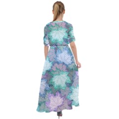 Waist Tie Boho Maxi Dress 