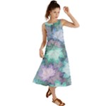 Leaves Glitter Background Winter Summer Maxi Dress