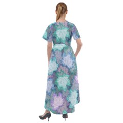 Front Wrap High Low Dress 