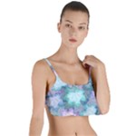 Leaves Glitter Background Winter Layered Top Bikini Top 