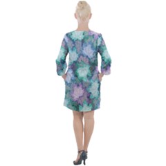 Open Neck Shift Dress 