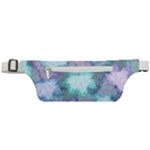 Leaves Glitter Background Winter Active Waist Bag