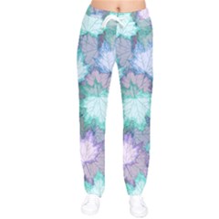 Women Velvet Drawstring Pants 